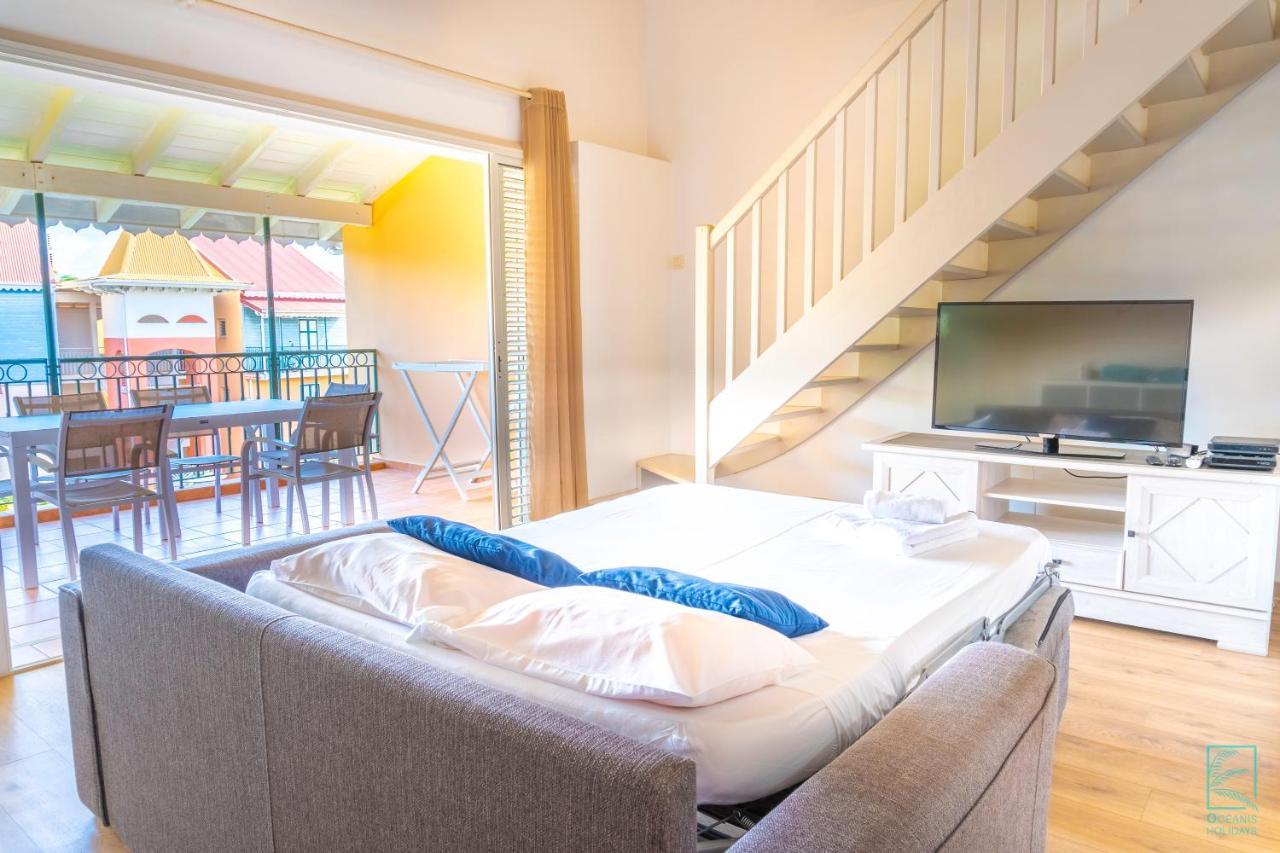 Superbe Appartement En Duplex En Residence - Caye D'Argent Le Gosier  Ngoại thất bức ảnh